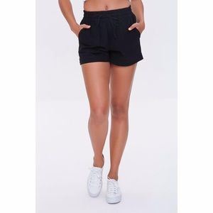 Black Twill Shorts